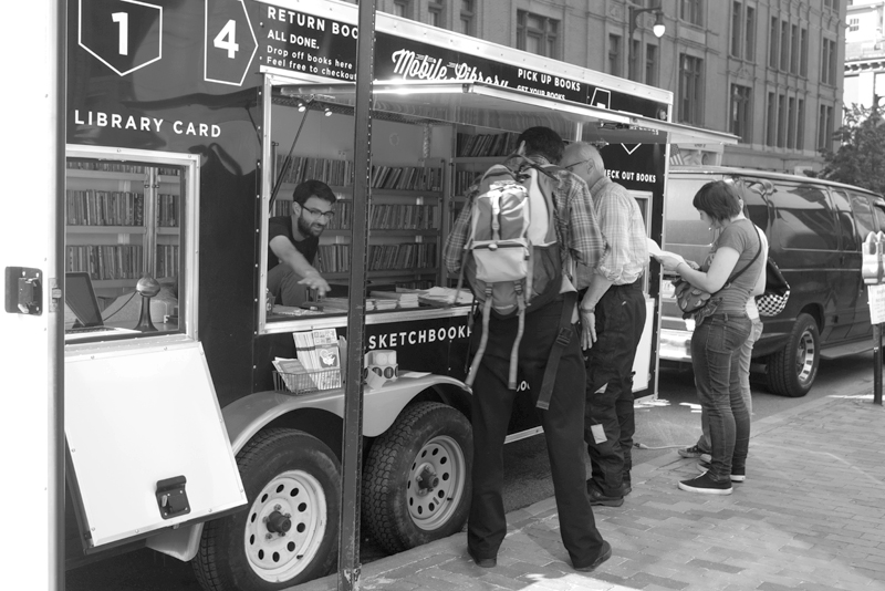 The-Sketchbook-Project-Mobile-Library-on-Congress-Street,-Portland,-Maine-(PGX11000521)